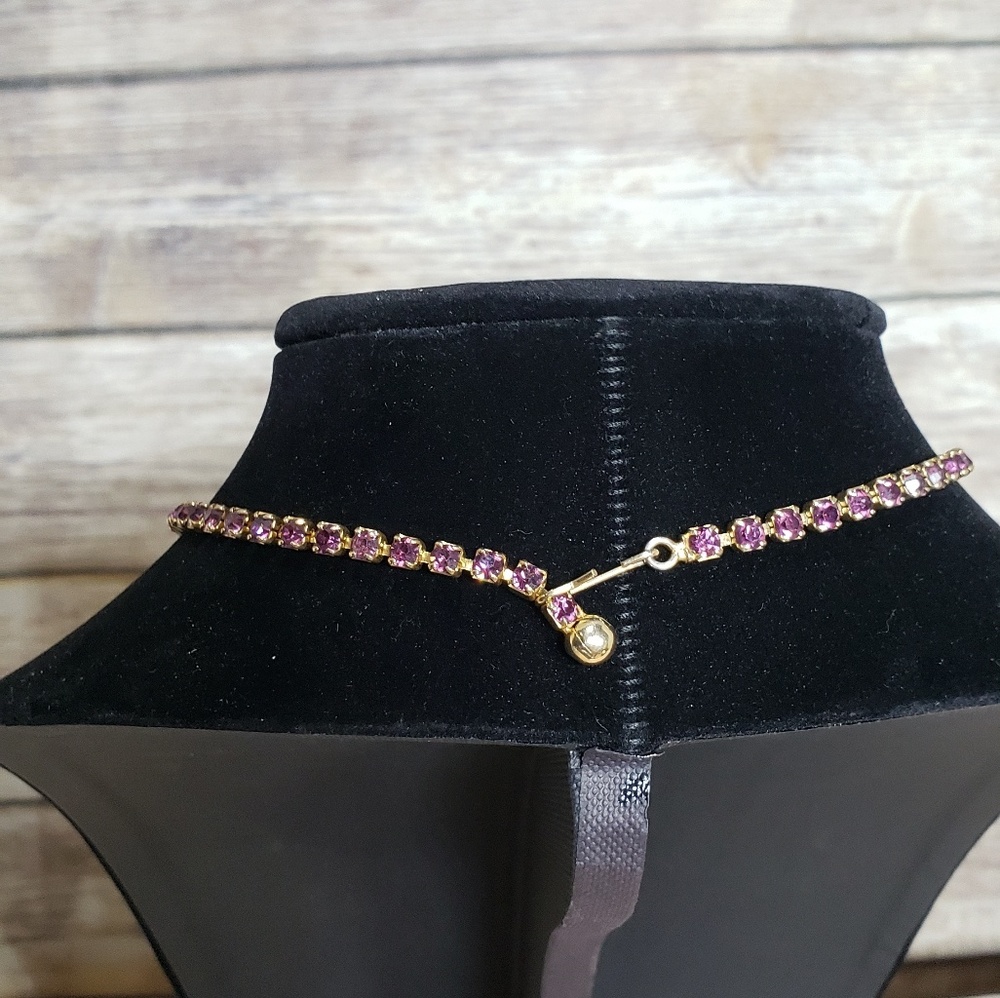 Vintage Rhinestone Necklace - Picture 5 of 6